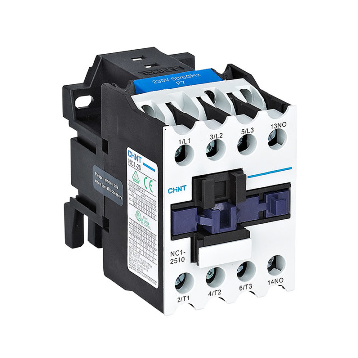 NC1 25 Contactor 25A 11kW 230VAC 3P 1NO Klinkmann Store