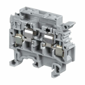 M4/8.SF Screw Clamp Terminal Blocks - For 5 x 20 and 5 x 25 fuses - Grey