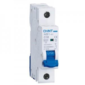 Chint Circuit breaker NB1-63, 1B, 16A, 6kA