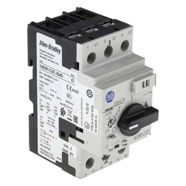 rockwell automation Moottorinsuojakytkin 2,5-4,0A Allen-Bradley Moottorinsuojakatkaisija allen bradley moottorinsuojakytkin