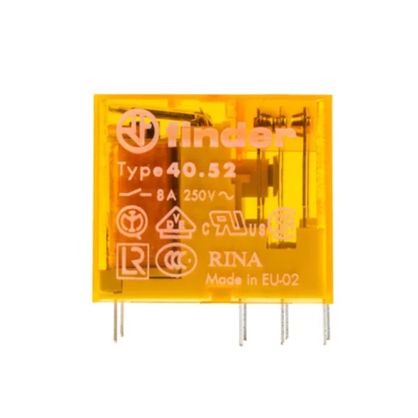 finder 40.52 Miniature PCB/Plug-in relay 2CO 8A 230VAC