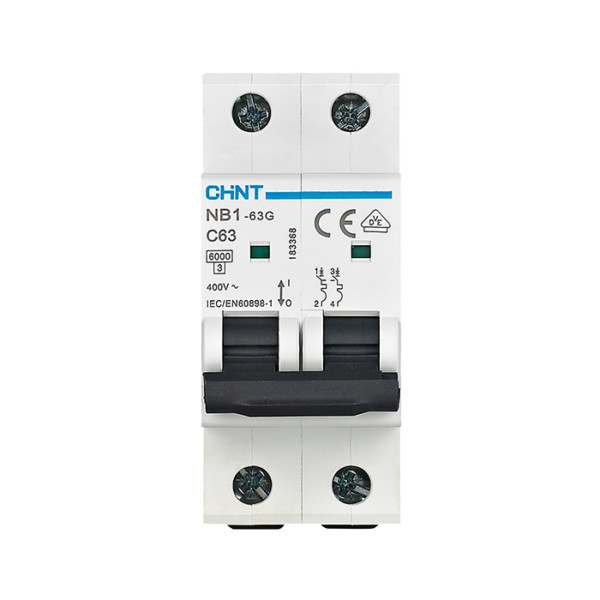 CHINT NB1-63G Sulakeautomaatti 40A 2-napa C-käyrä 6kA johdonsuoja automaatti