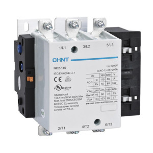 CHINT NC2 Contactor 115A 55kW coil 230V 3P