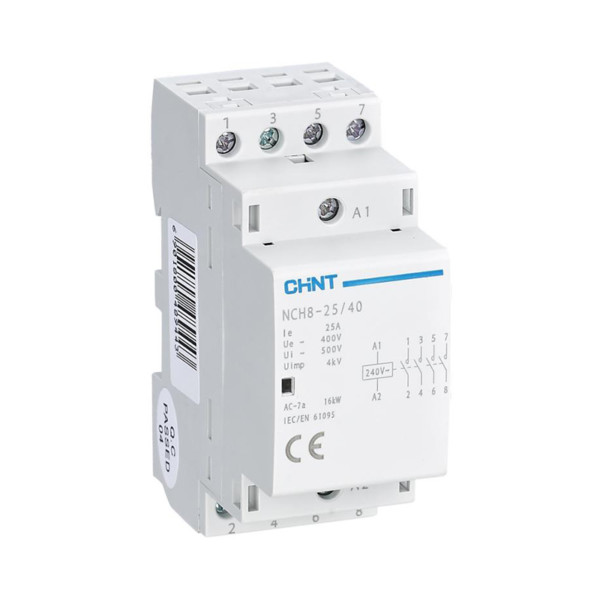 CHINT Modular contactor NCH8-25, 4NO, 220/230V AC