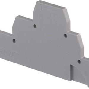 TE Connectivity FED3E Grey End Sections 3mm Spacing - End plate