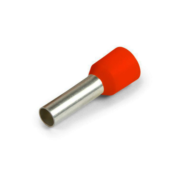 Eristetty Pääteholkki 1.5mm² Punainen 14mm