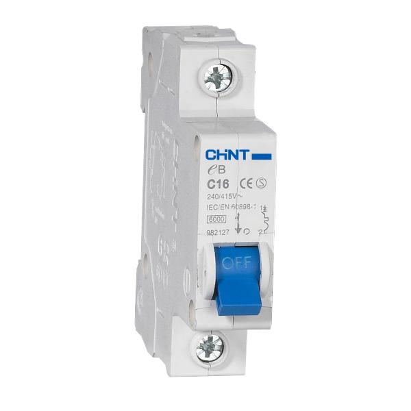 CHINT eB Miniature Circuit Breaker 6A C 4.5kA 1-Pole MCB