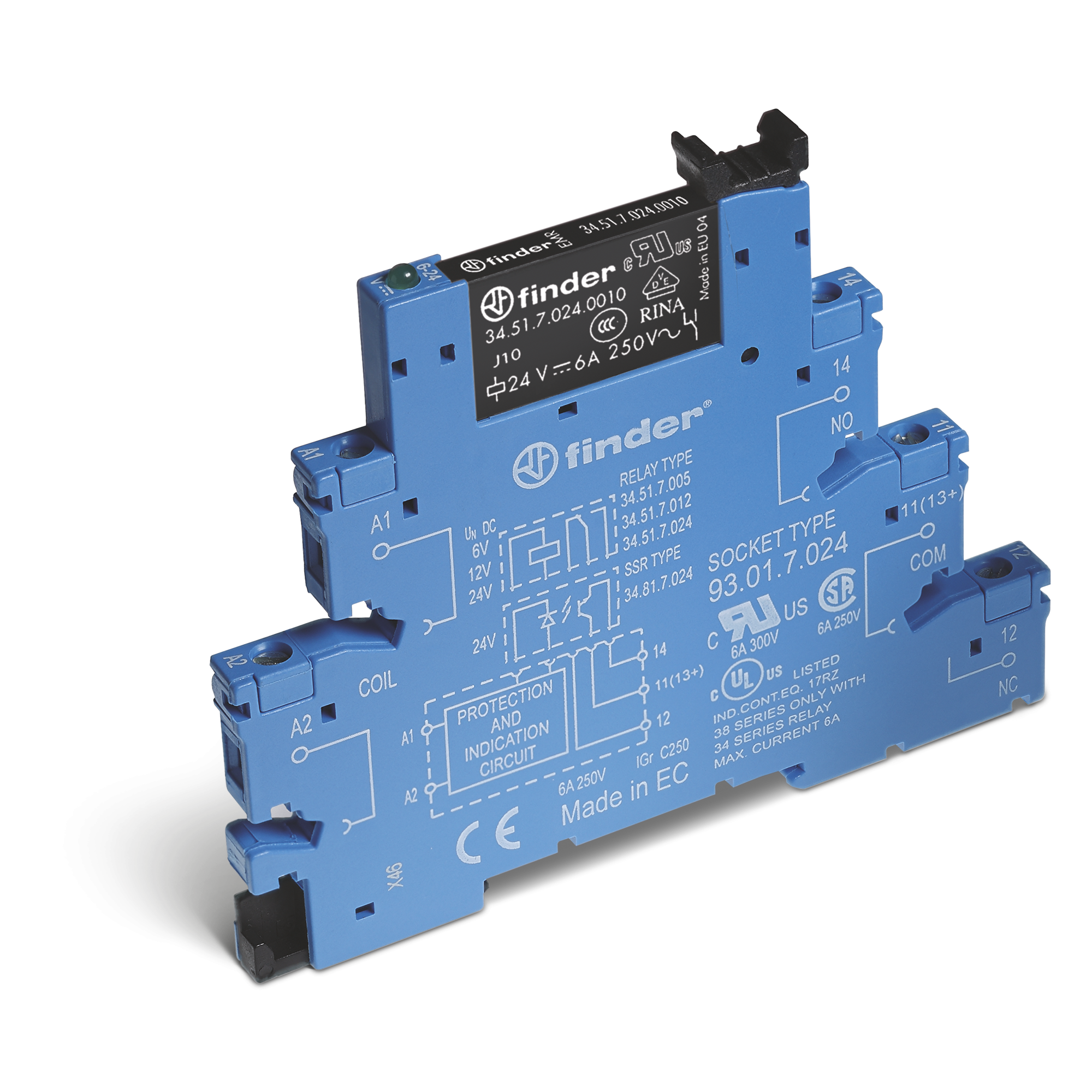 (X) Relay Module 1CO 6A 110-125V AC/DC