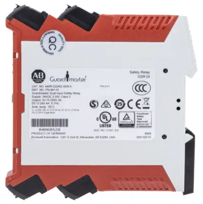 Guardmaster Dual Input Safety Relay (440R-D22R2) - Klinkmann Store