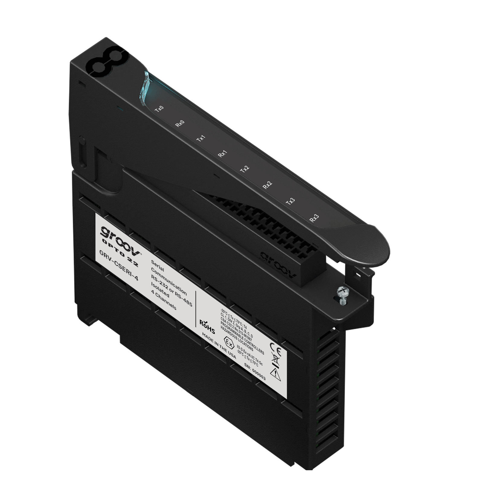 (X) groov 4chan RS232/485 comm. module