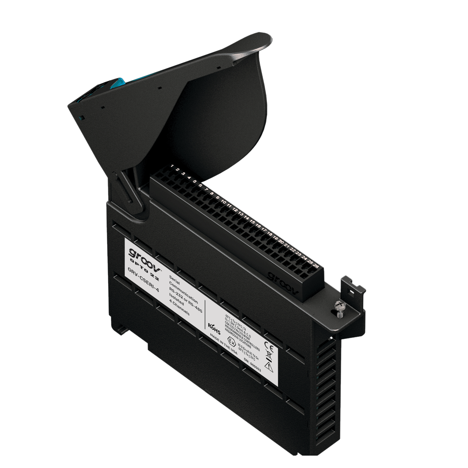 (X) groov 4chan RS232/485 comm. module - Image 2