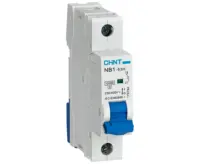 (X) NB1-63H 1P D6 10kA double busbar