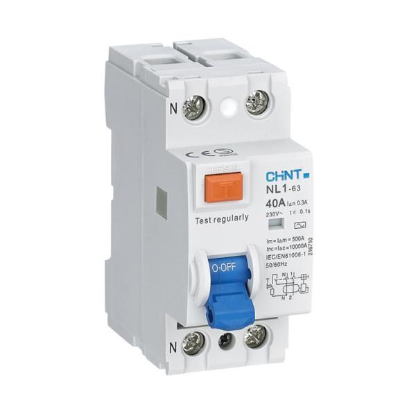 (X) NL1-63 2N 40A 30mA A-type AUX