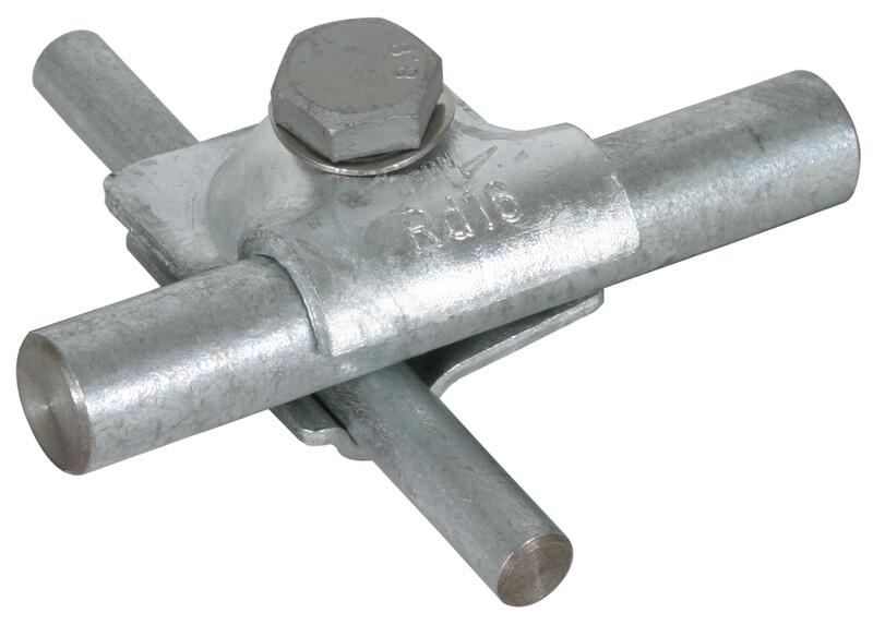 MV clamp St/tZn f. Rd 8-10/16m