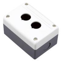 Box for NP-series buttons, grey, 2-h