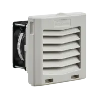(X) SIDE-MOUNT FILTER FAN, 4inch LT GRAY