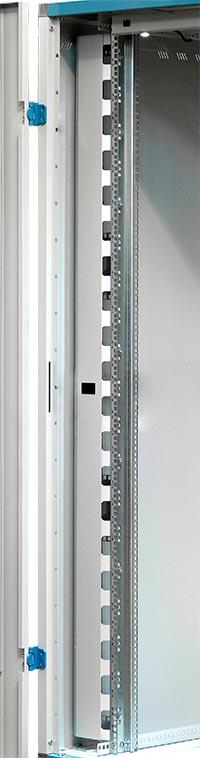 (X) Front vertical cable manag. 42U (pai